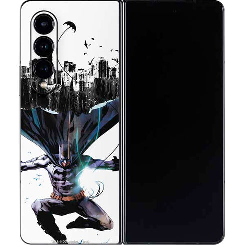 DC Comics Batman Black Mirror Cover #3 Galaxy Z Fold4 5G Skin